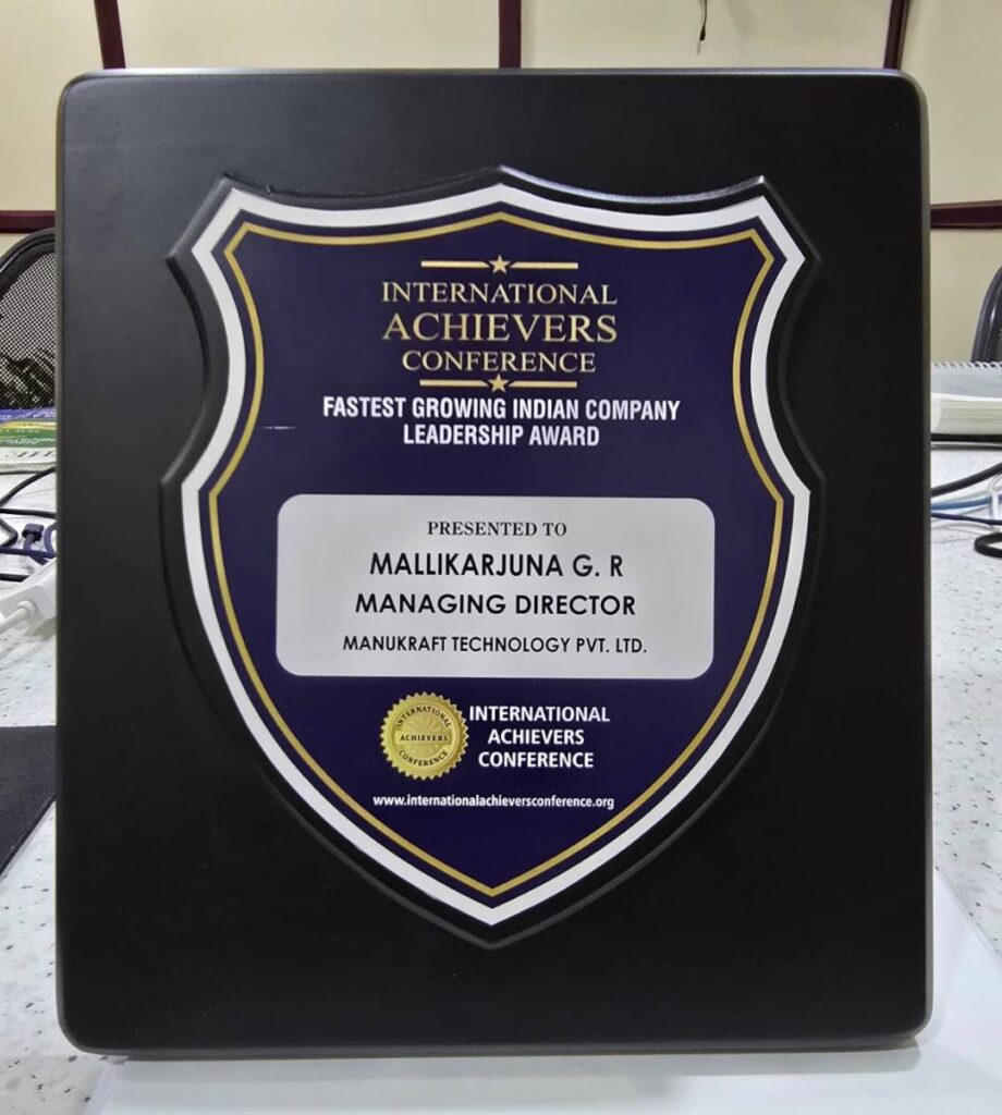 Manukraft Technologies export excellence award