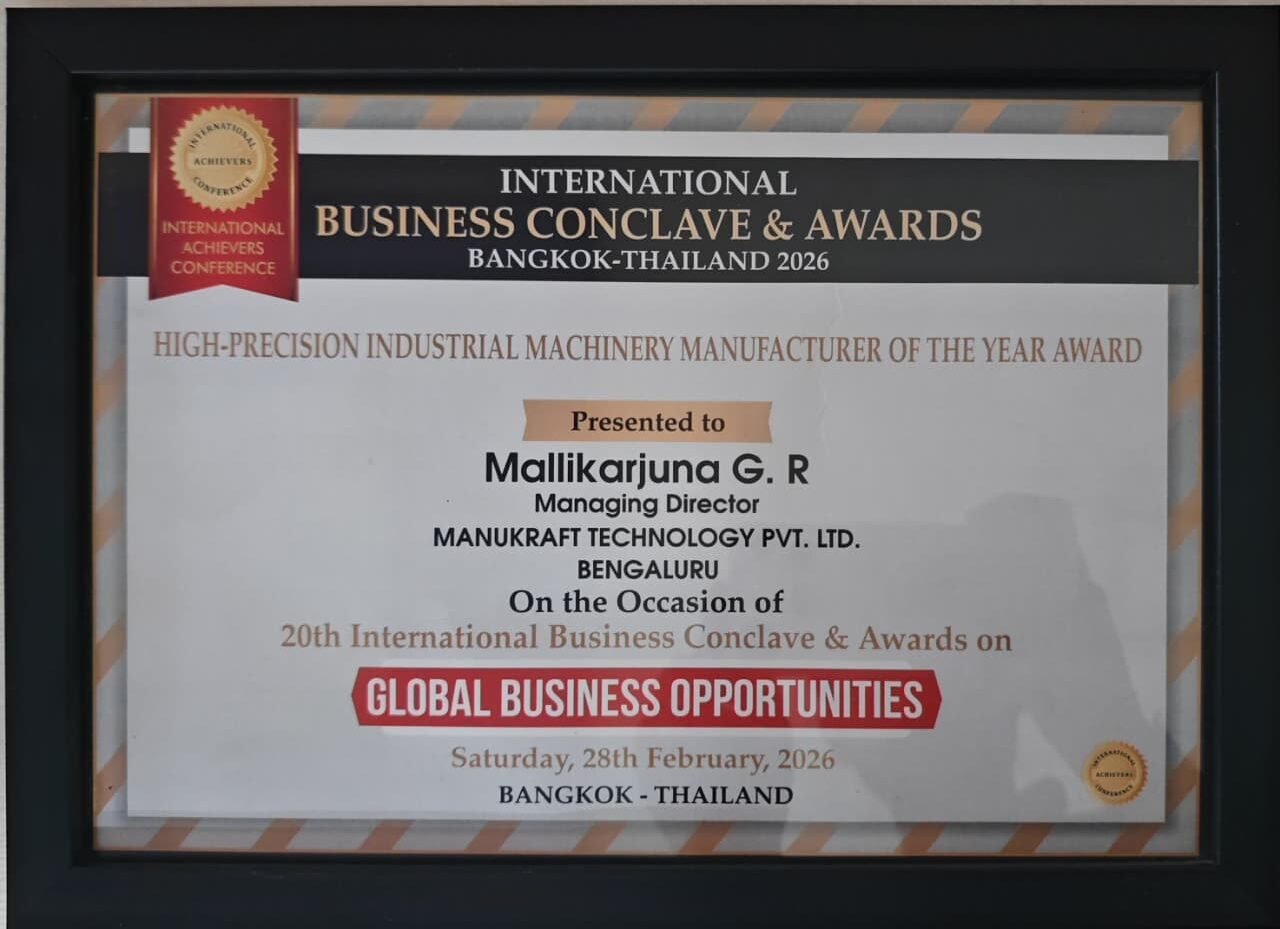 Manukraft Industry Award — Friction Welding Excellence